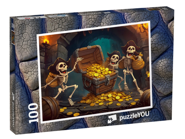 Puzzel 100 stukjes „Het avontuur op Spookeiland“