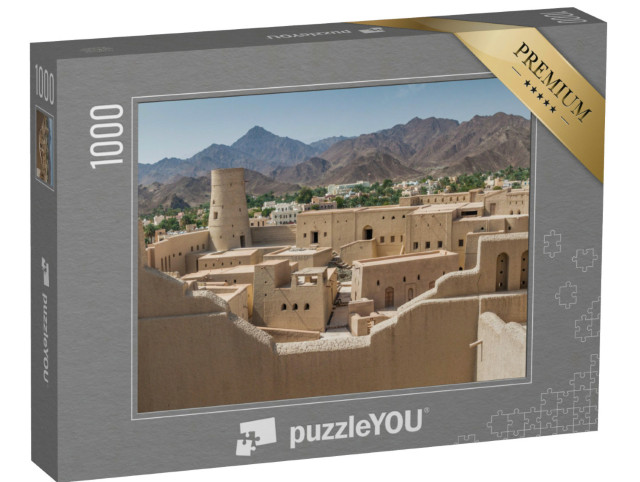 Puzzel 1000 stukjes „Uitzicht op Bahla Fort, Oman“