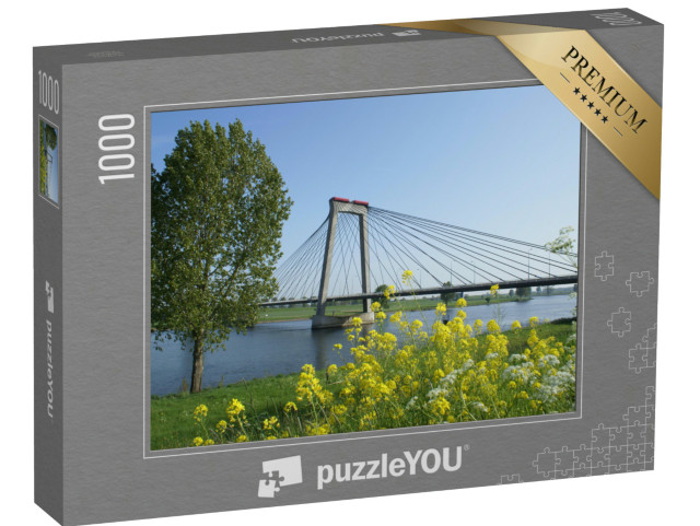 Puzzel 1000 stukjes „Heusdense brug over de Bergse Maas“