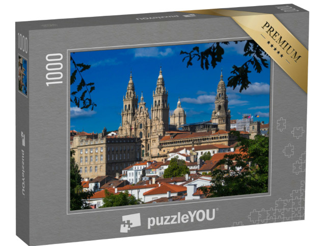 Puzzel 1000 stukjes „Santiago de Compostela in de provincie La Coruña, Spanje“