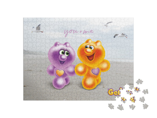 Puzzel 500 stukjes „Gelini Jij + ik“