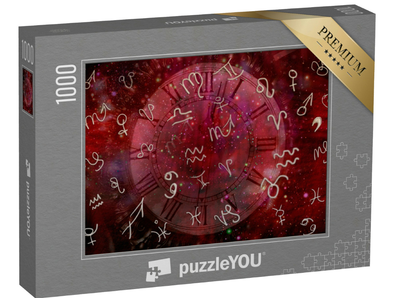 Puzzel 1000 stukjes „Mystiek en tekens van de dierenriem“