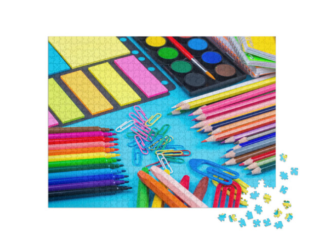 Puzzel 1000 stukjes „Kleurpotloden“