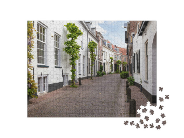 Puzzel 1000 stukjes „Amersfoort met middeleeuwse huizen in het centrum“