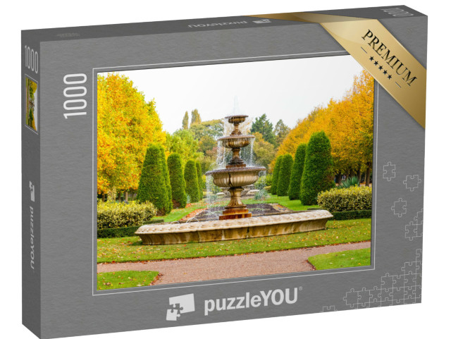 Puzzel 1000 stukjes „Een fontein in Regent's Park, Londen“