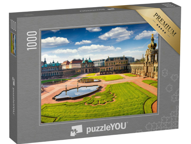 Puzzel 1000 stukjes „Vogelvlucht van de beroemde Dresdener Zwinger“