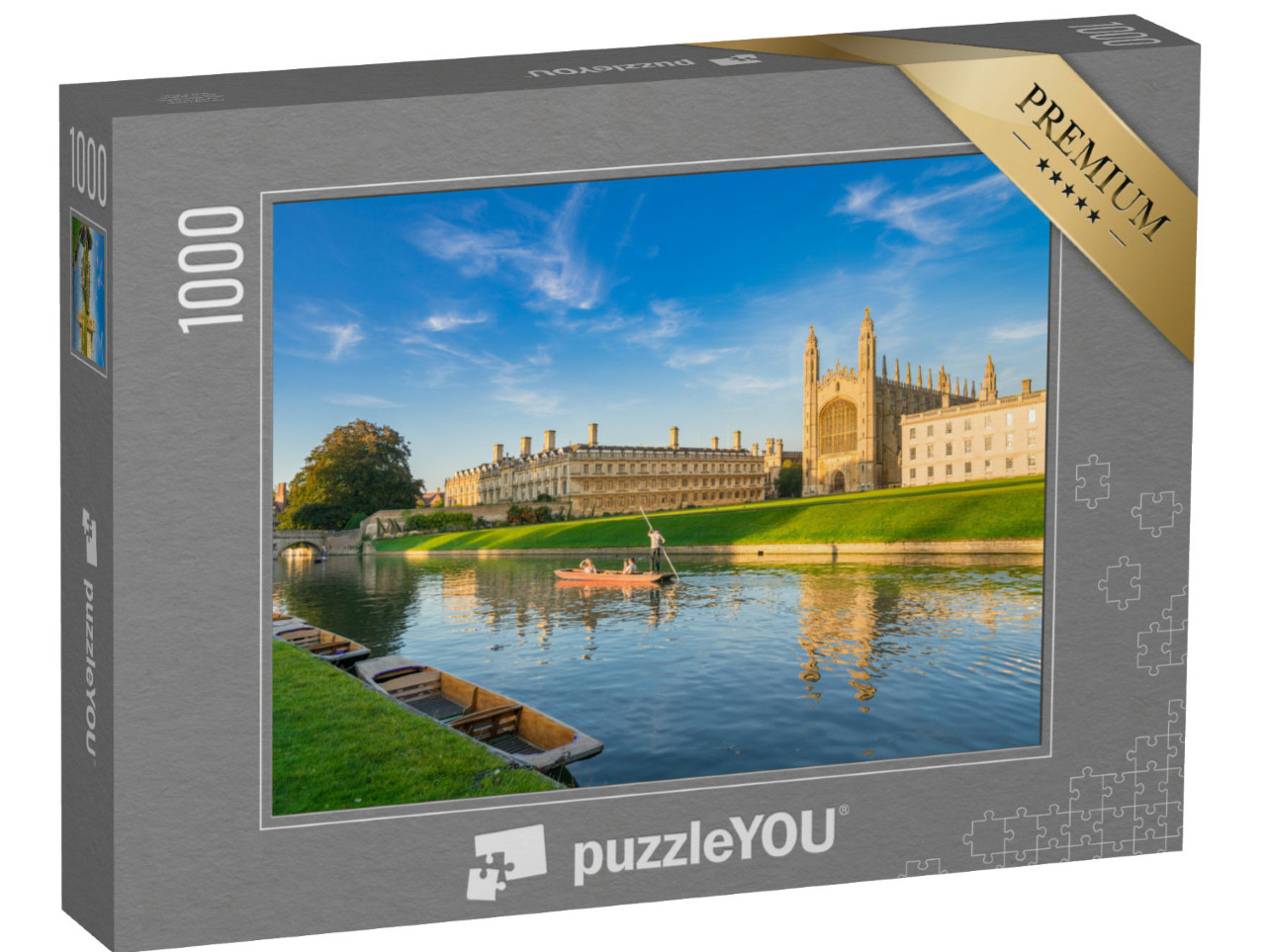 Puzzel 1000 stukjes „College in Cambridge, Engeland“