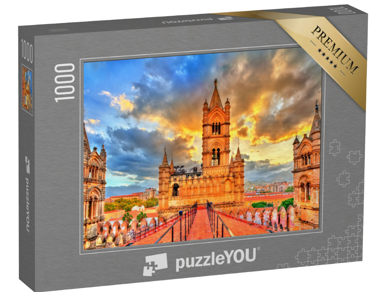 Puzzel 1000 stukjes „De kathedraal van Palermo, Sicilië“