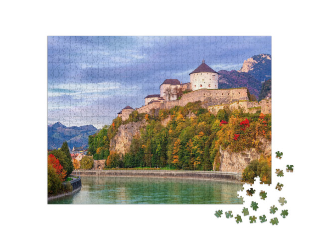 Puzzel 1000 stukjes „Majestueus kasteel Kufstein, Oostenrijk“