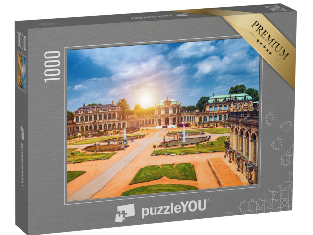 Puzzel 1000 stukjes „Dresden Zwinger, Kunstgalerie Dresden, Saksen, Duitsland“