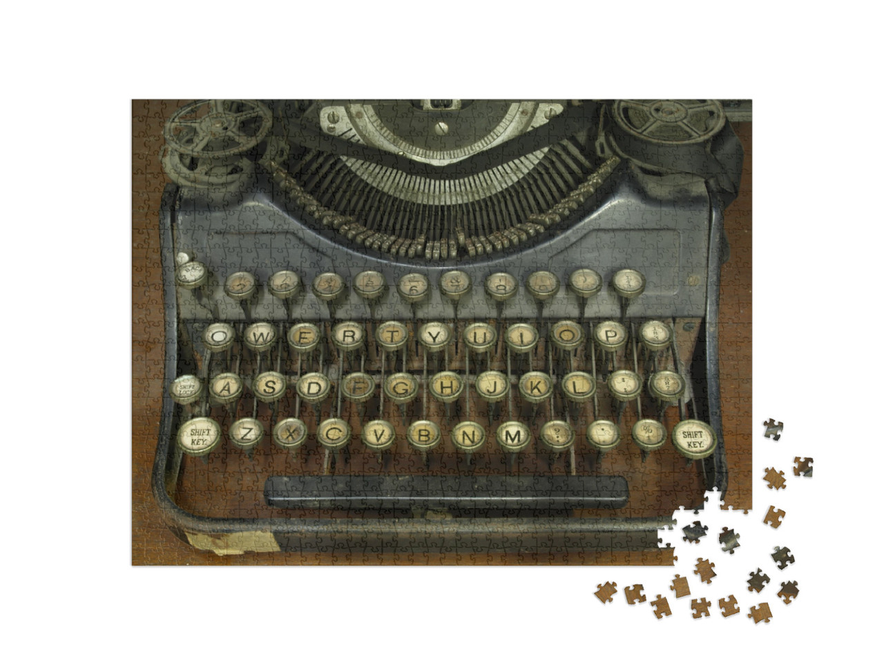 Puzzel 1000 stukjes „Oude typemachine“
