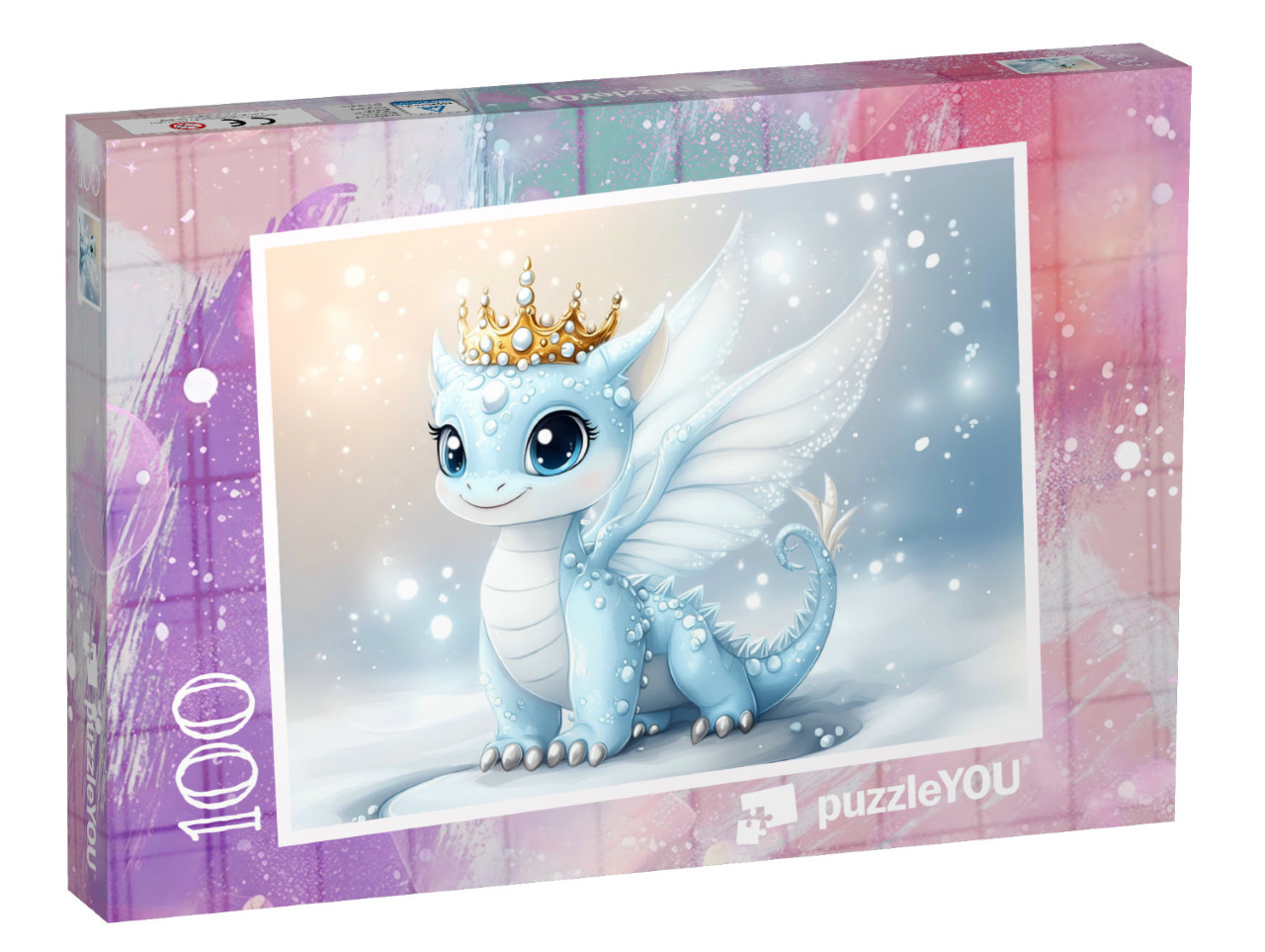 Puzzel 100 stukjes „Glitzerschnuppe, het drakenmeisje“
