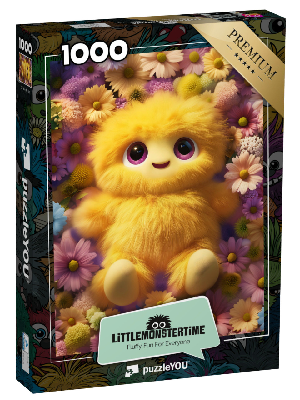 Puzzel 1000 stukjes „LITTLEMONSTERTIME: Bloomy Blossom“