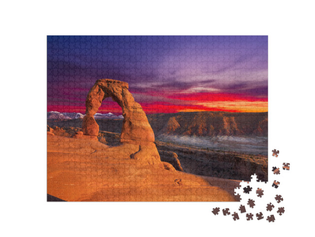 Puzzel 1000 stukjes „Het Arches National Park, Utah“