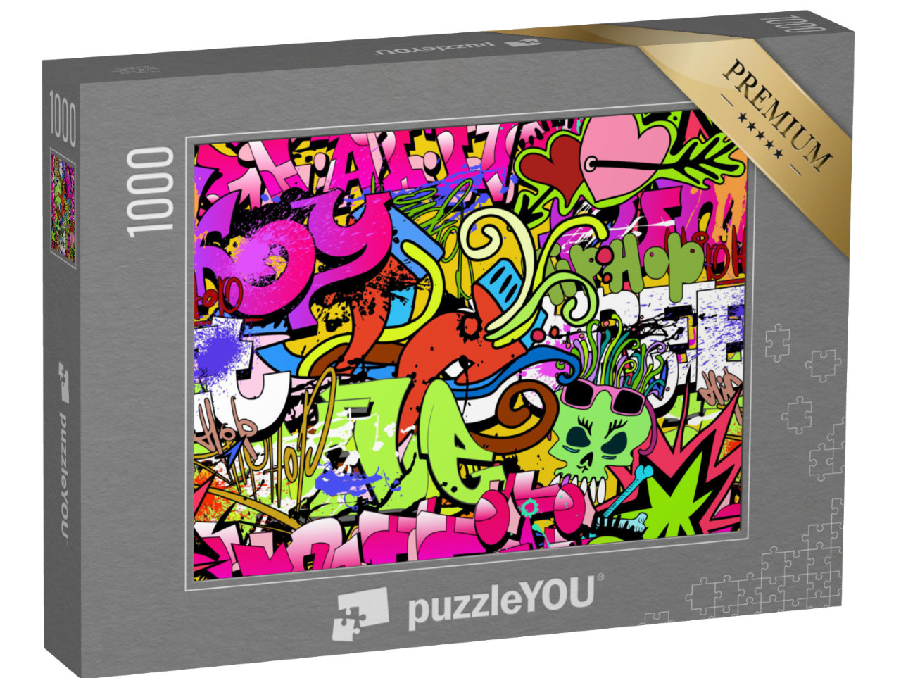 Puzzel 1000 stukjes „Graffitikunst“