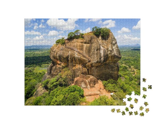 Puzzel 1000 stukjes „Sigiriya Leeuwenrots, Dambulla, Sri Lanka“