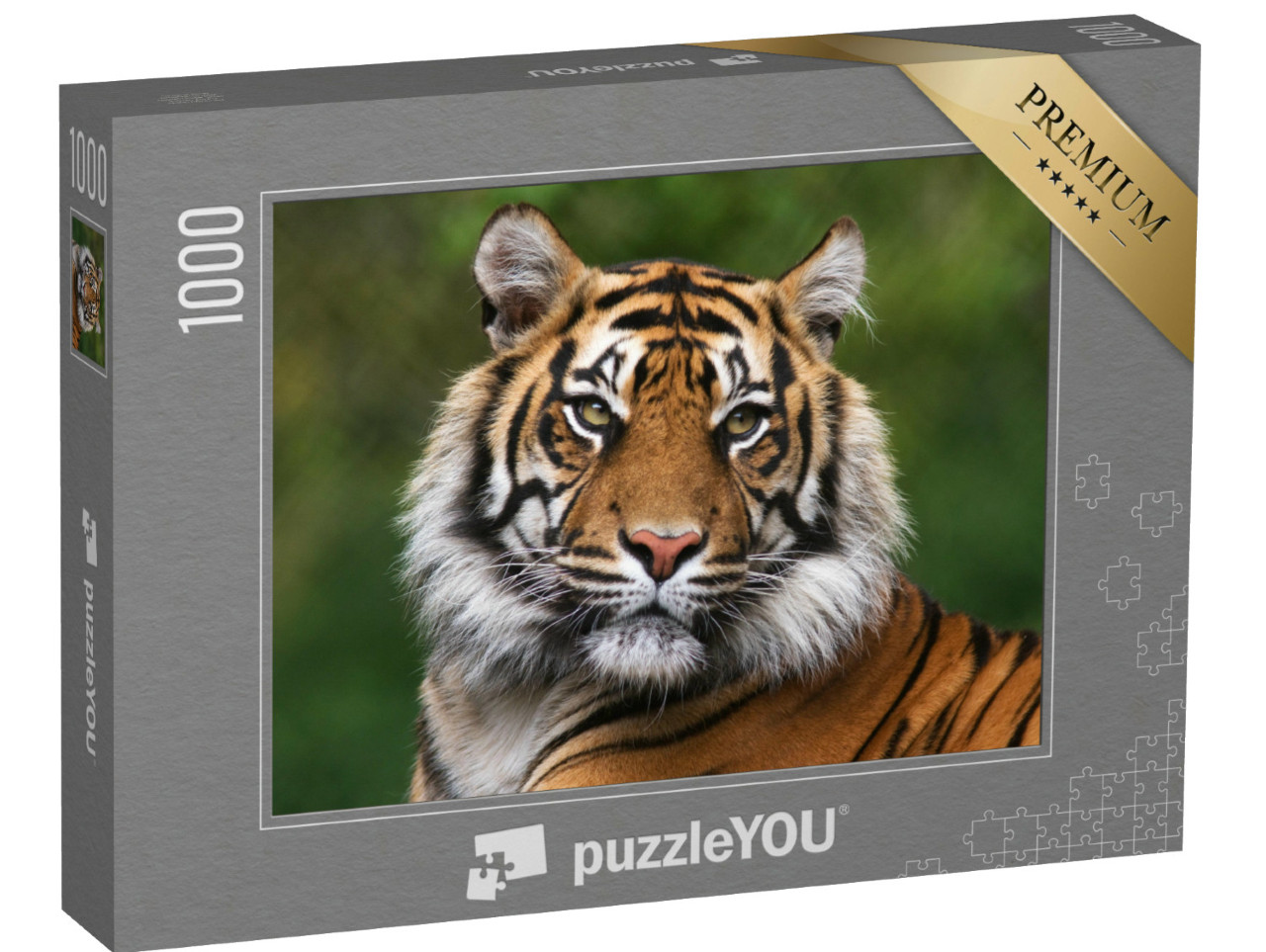 Puzzel 1000 stukjes „Portret van een Bengaalse tijger“