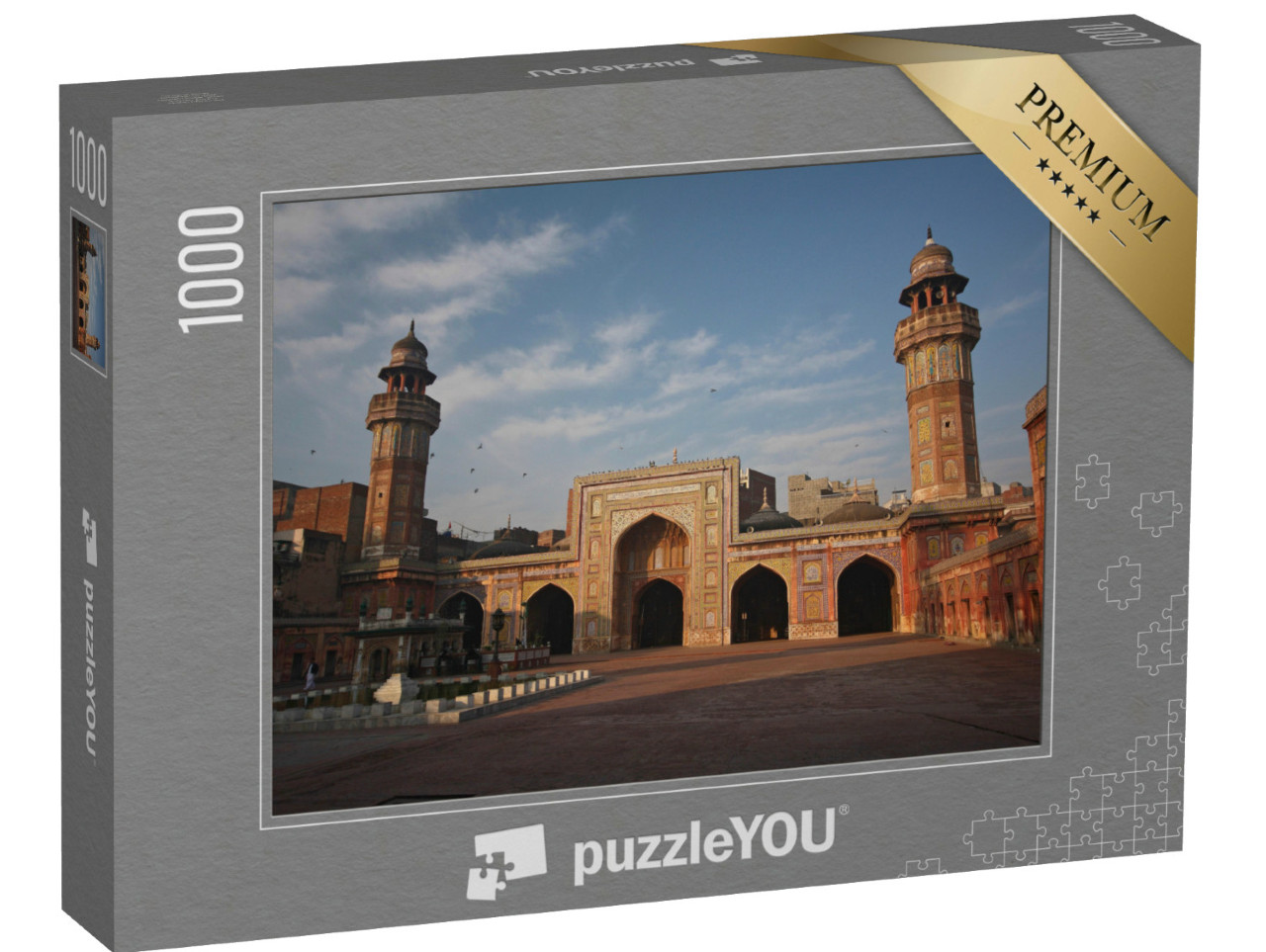 Puzzel 1000 stukjes „Architectuur van de Masjid Wazir Khan, Lahore“