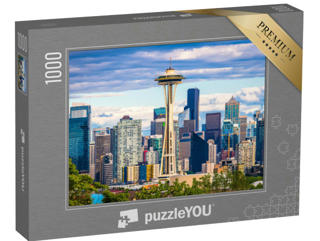 Puzzel 1000 stukjes „Skyline van Seattle, Washington“