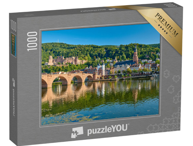 Puzzel 1000 stukjes „Karl-Theodor-Brug, Heidelberg“