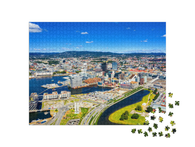 Puzzel 1000 stukjes „Oslo, Noorwegen“