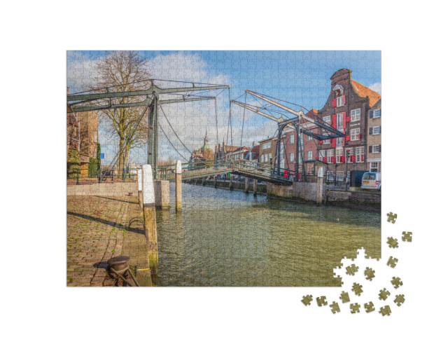 Puzzel 1000 stukjes „De Damiatebrug in Dordrecht“