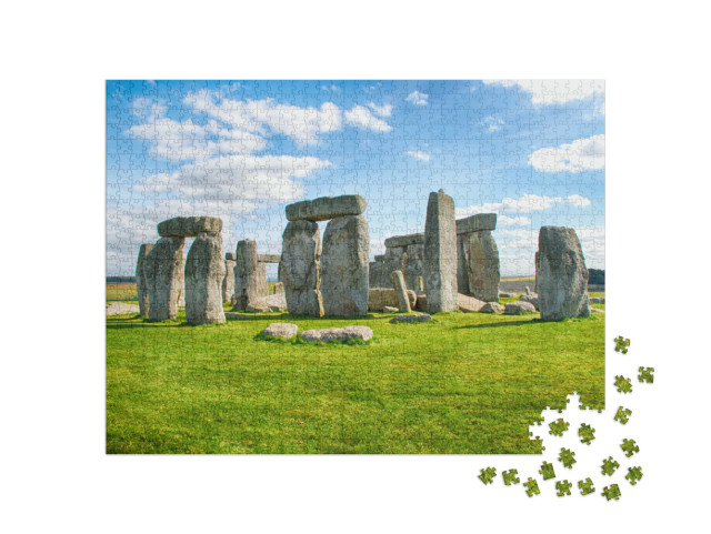 Puzzel 1000 stukjes „Mystieke steencirkel Stonehenge, Engeland“