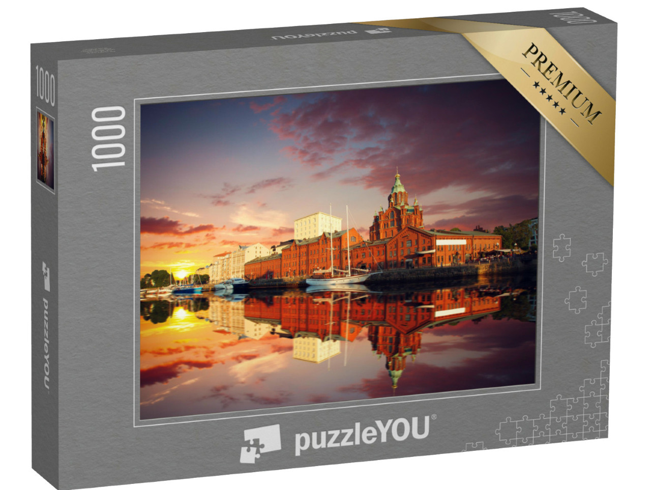 Puzzel 1000 stukjes „Uspenski-kathedraal in Helsinki, Finland“