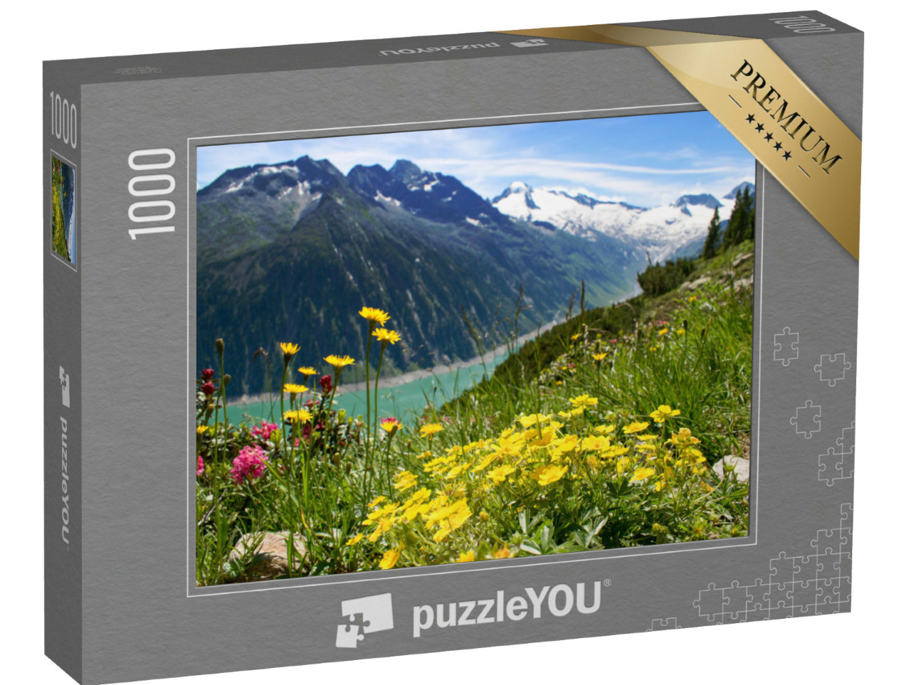 Puzzel 1000 stukjes „Zillertaler Alpen, Oostenrijk“