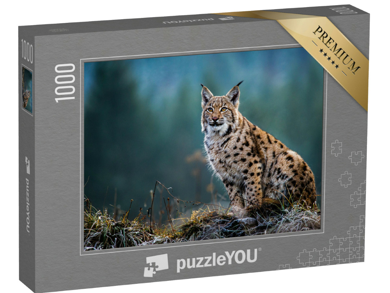 Puzzel 1000 stukjes „Euraziatische lynx“