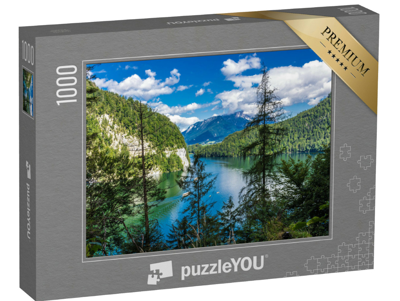 Puzzel 1000 stukjes „Königssee, Berchtesgaden, Beieren, Duitsland“