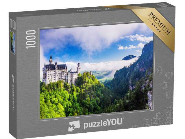 Puzzel 1000 stukjes „Kasteel Neuschwanstein bij Füssen in Beieren“