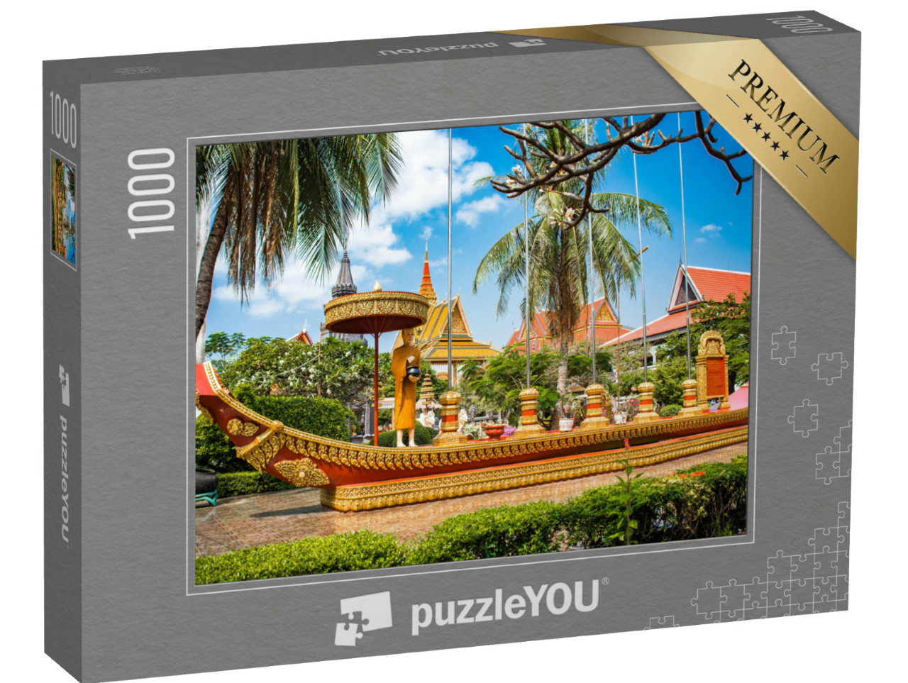 Puzzel 1000 stukjes „Tempel in Siem Reap, Cambodja“