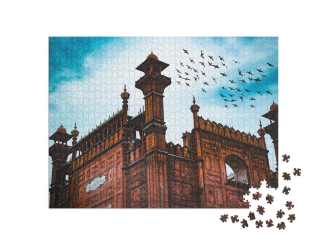 Puzzel 1000 stukjes „Badshahi Moskee Lahore, Pakistan“