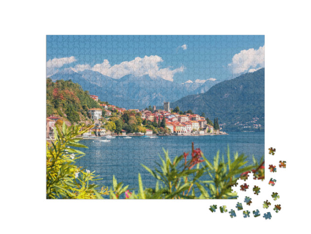 Puzzel 1000 stukjes „Malcesine aan het Gardameer, Italië“