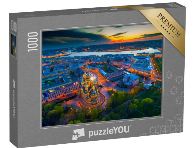 Puzzel 1000 stukjes „Verlosser op vergoten bloed, St. Petersburg“