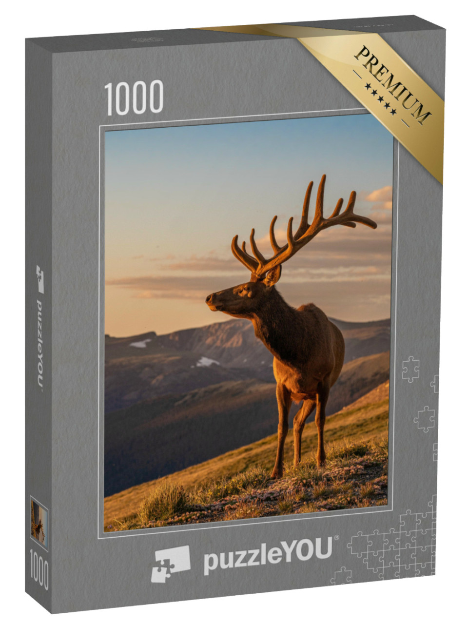 Puzzel 1000 stukjes „Wilde eland“