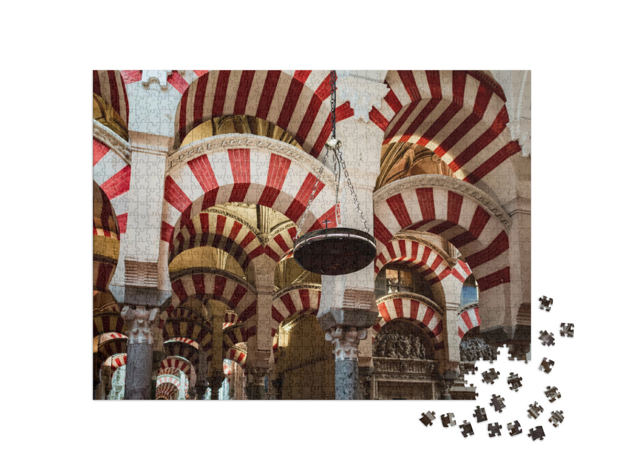 Puzzel 1000 stukjes „Interieur van de Mezquita van Córdoba“
