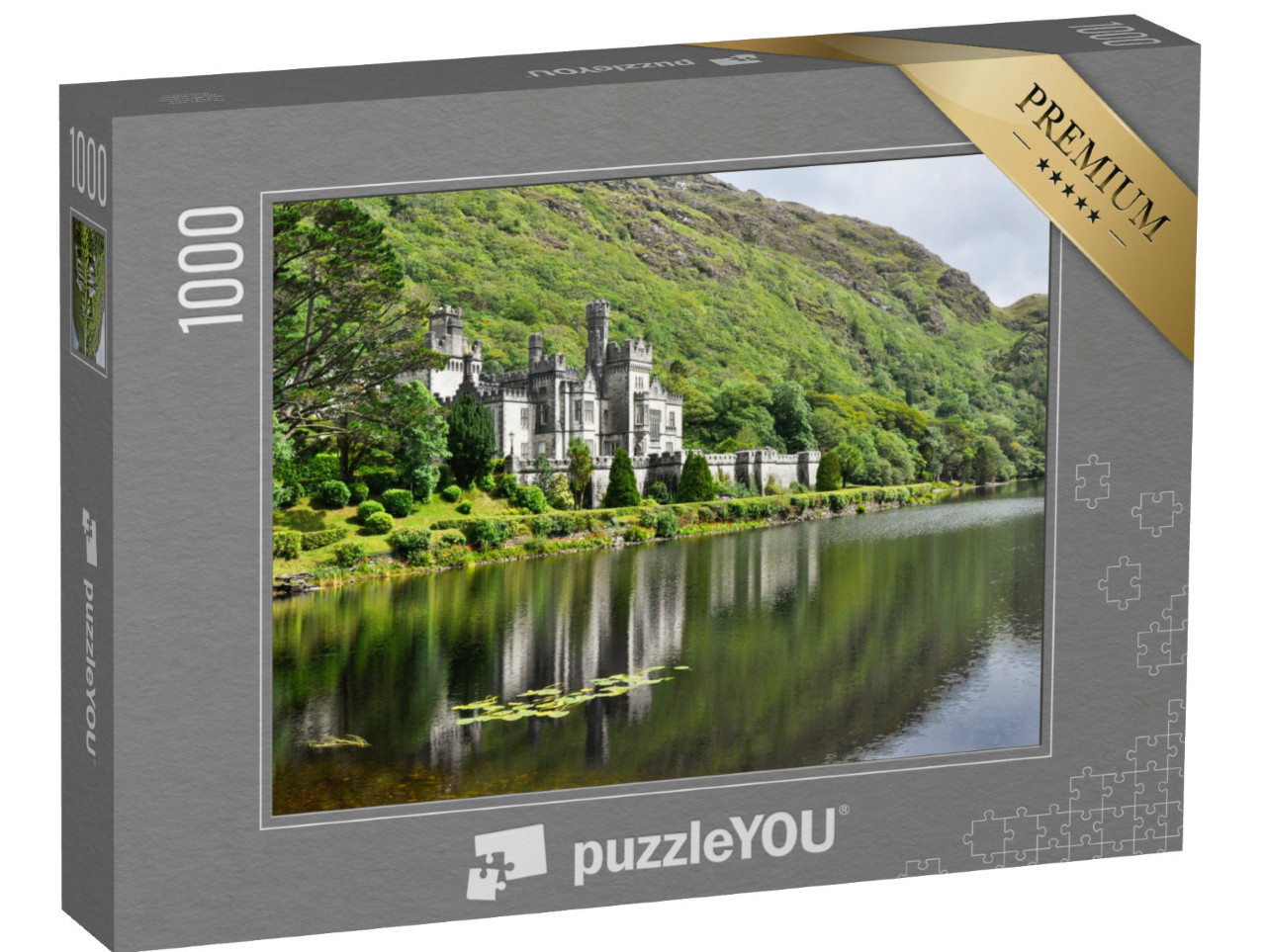 Puzzel 1000 stukjes „Kylemore Abbey, Galway, Ierland“