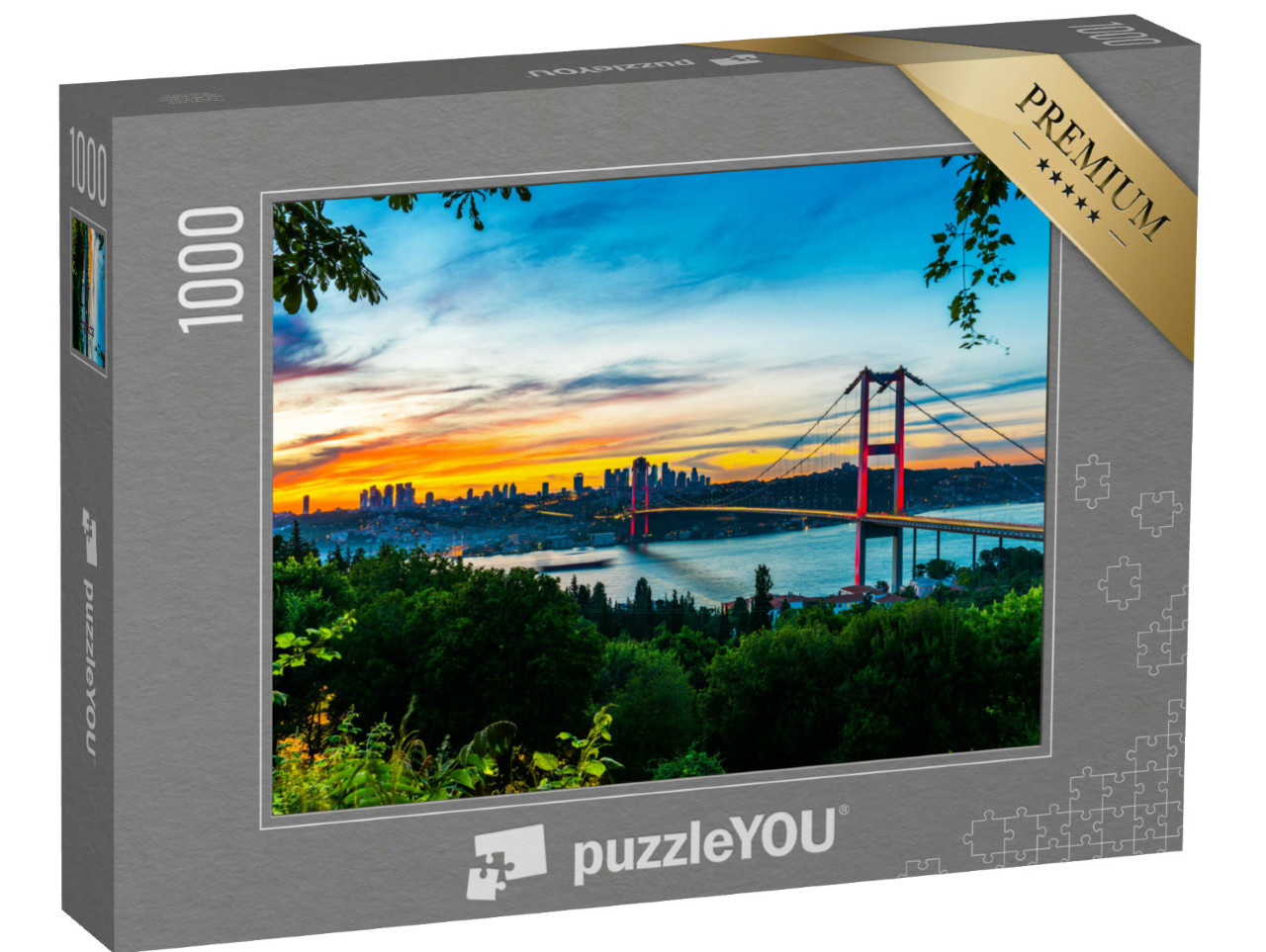 Puzzel 1000 stukjes „Istanbul Bosporusbrug, Turkije“