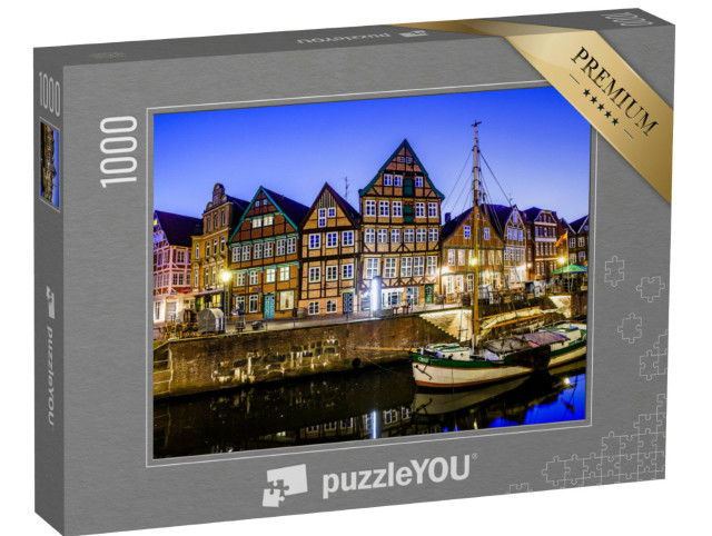 Puzzel 1000 stukjes „Oud stadscentrum van Stade in Noord-Duitsland, vlakbij de Noordzee“