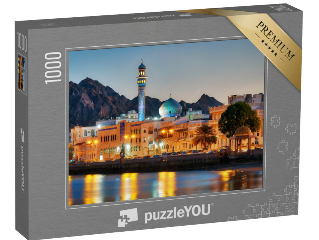 Puzzel 1000 stukjes „Muttrah Corniche, Muscat, Oman“