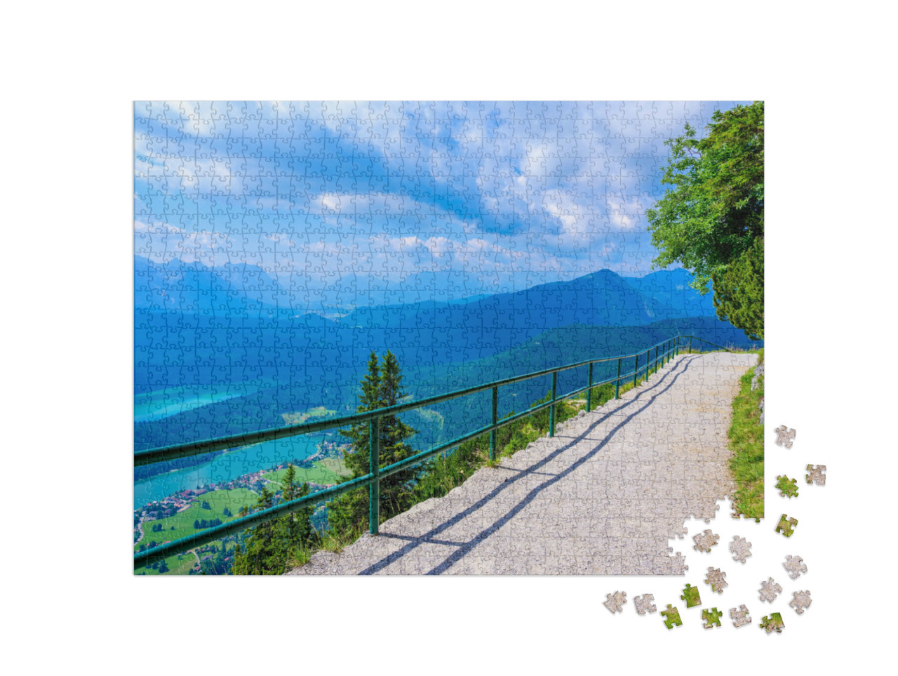 Puzzel 1000 stukjes „Walchensee“