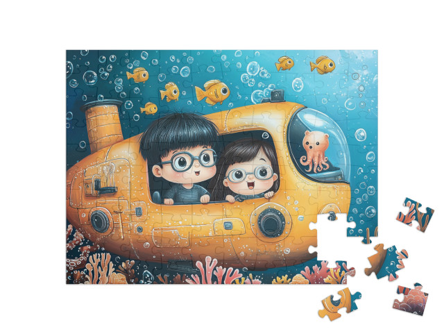 Puzzel 100 stukjes „Kim en Sammy op schattenjacht“