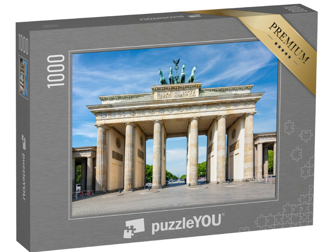 Puzzel 1000 stukjes „De Brandenburger Tor op de Pariser Platz“