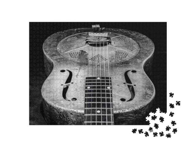 Puzzel 1000 stukjes „Resonator gitaar 1932“