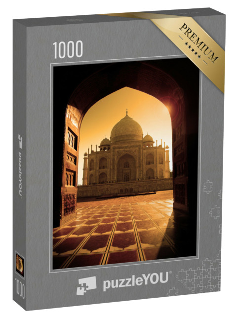 Puzzel 1000 stukjes „Taj Mahal in het zonlicht“