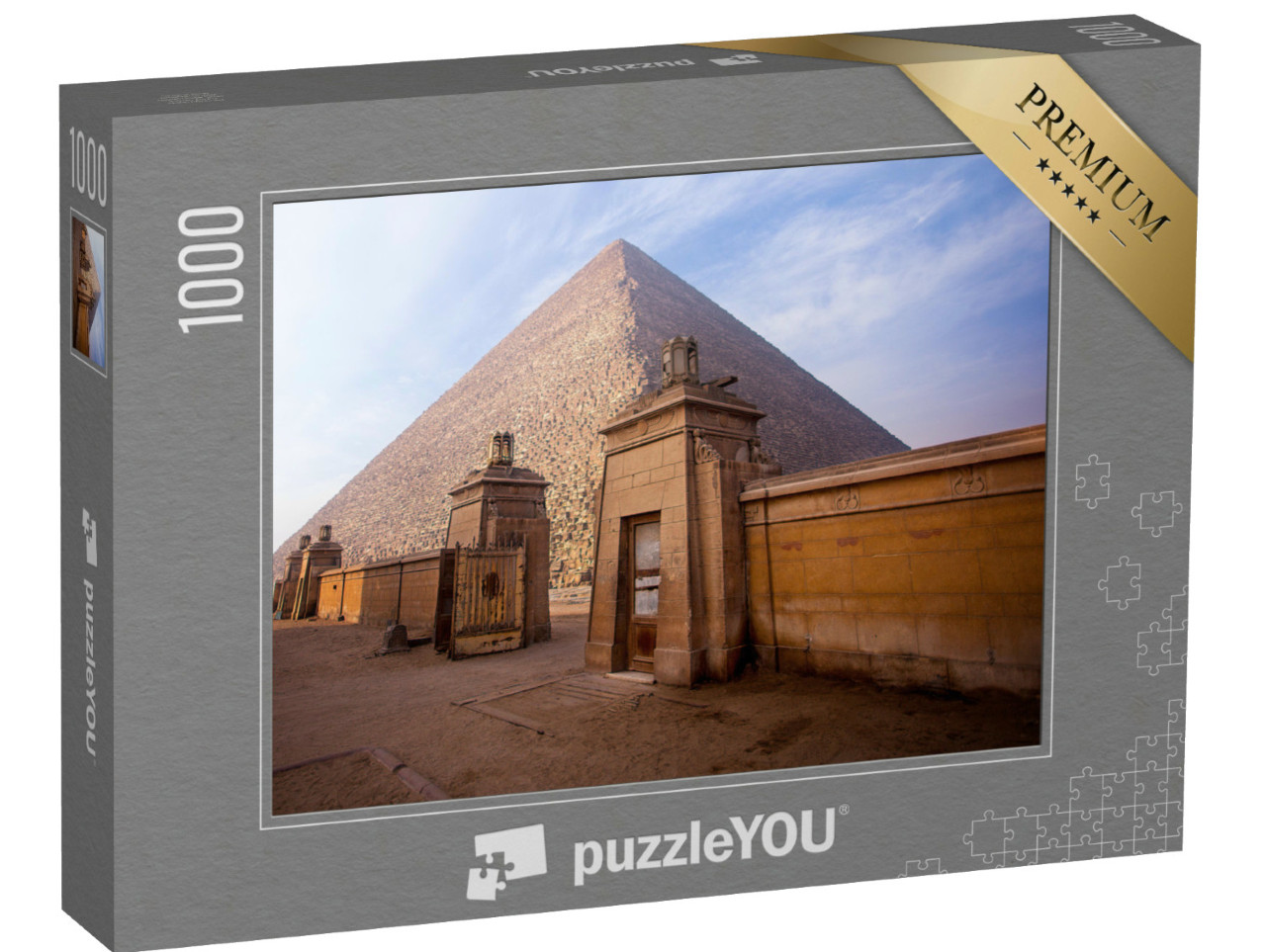 Puzzel 1000 stukjes „De piramides van Gizeh in Egypte“