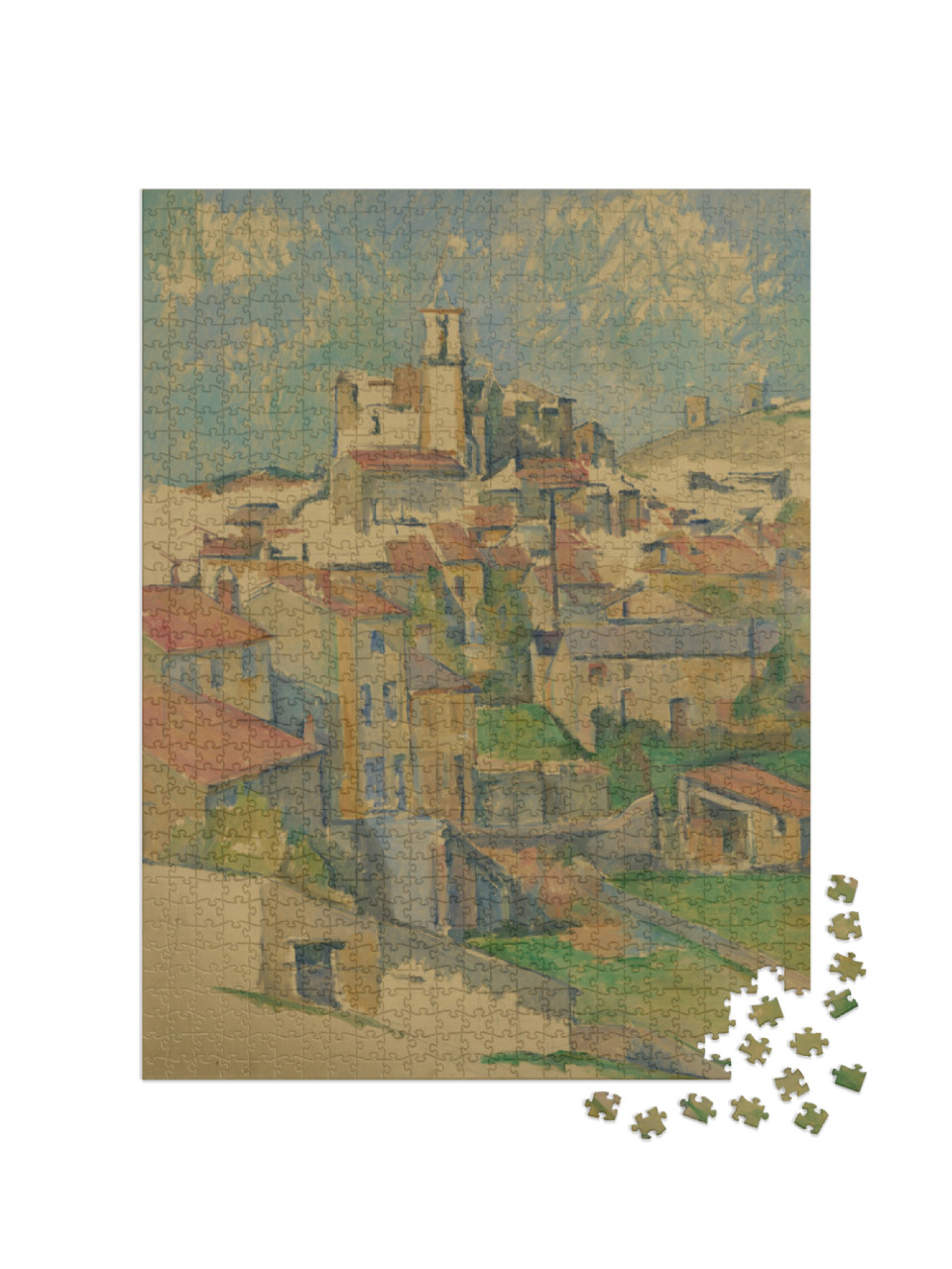 Puzzel 1000 stukjes „Paul Cézanne - Gardanne“