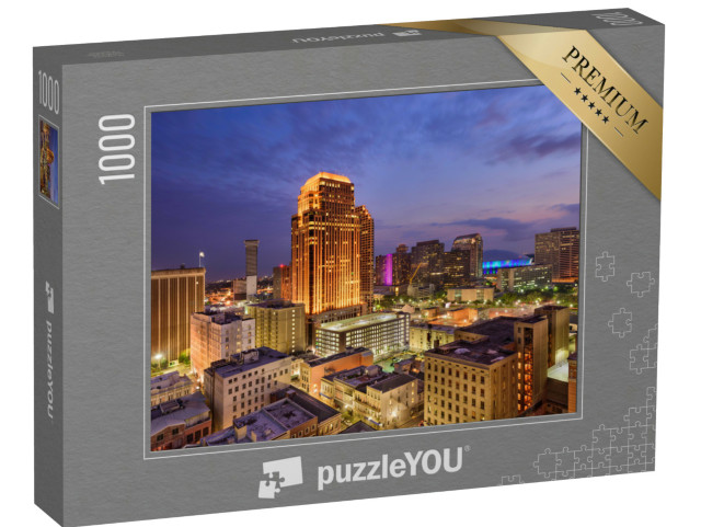 Puzzel 1000 stukjes „New Orleans bij nacht, Luisiana, Verenigde Staten“
